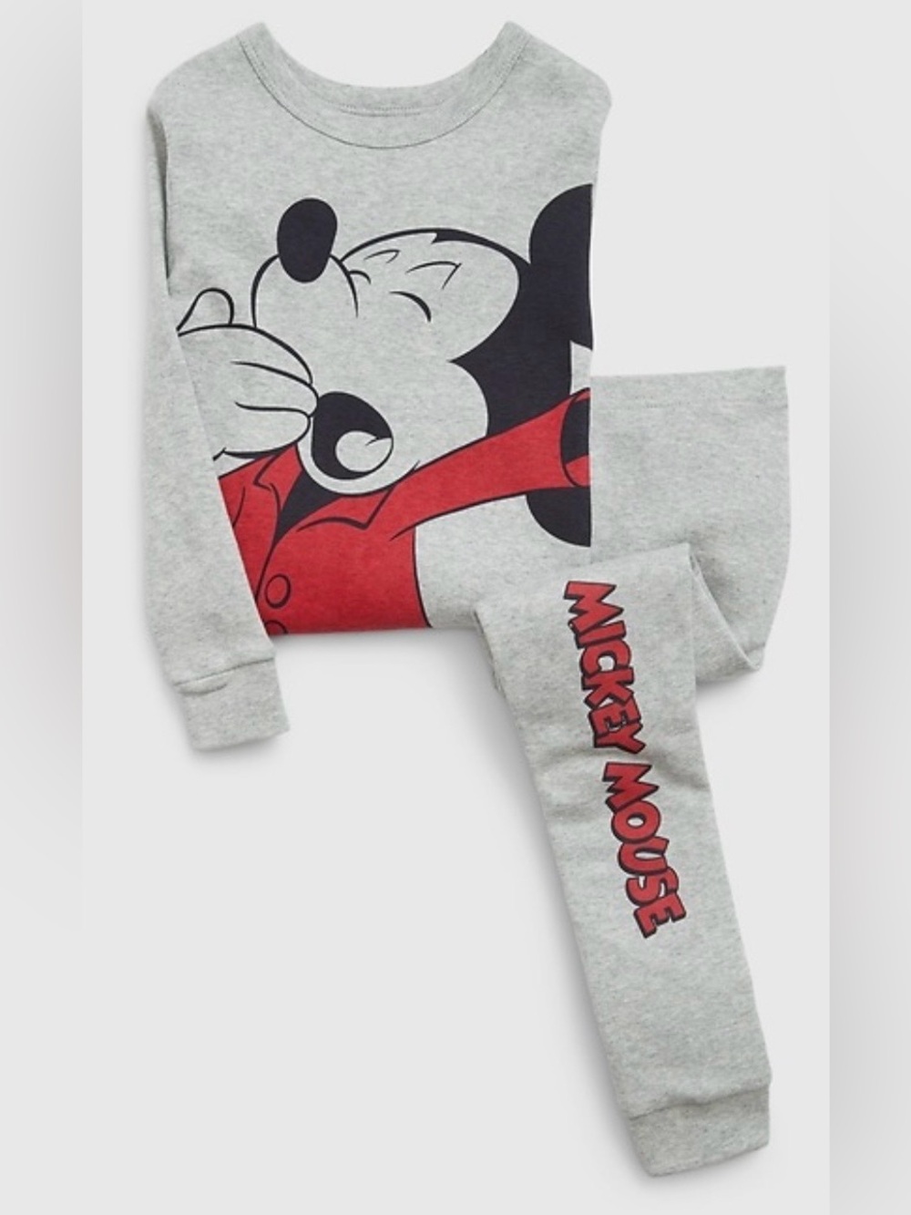 GAP x DISNEY Organic Cotton
Mickey Mouse PJ Set, Size 8